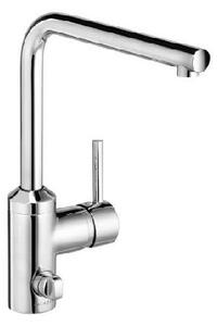 Kludi L-ine - Dřezová baterie s uzavíracím ventilem, chrom 428160577