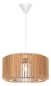 Nordlux 2213143014 Asti, dřevěný lustr s lamelami, 1xE27, průměr 50cm