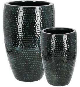 Bizzotto Set dvou kovových zahradních květináčů Nirad Ø32/45 cm