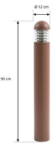 Searchlight LED akumulátorové nastěnné světlo DANISH, výsuv 25 cm, zlatá barva, kov, stmívatelný, Mosaz / zlato, Obývací pokoj / jídelna, kov