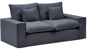Kave Home Tmavě šedá pohovka Anarela 220 cm s odnímatelným potahem