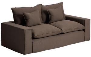 Kave Home Hnědá pohovka Anarela 220 cm s odnímatelným potahem