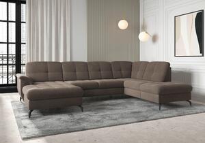 SEDACÍ SOUPRAVA, textil, tmavě hnědá Sit & More - Sedací soupravy, Online Only