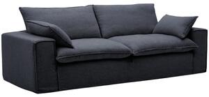 Kave Home Tmavě šedá pohovka Anarela 260 cm s odnímatelným potahem