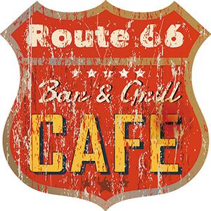 Cedule značka Route 66 Cafe