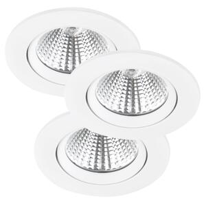 Stmívatelné LED bodovky IP65 NORDLUX Fremont 4000K Varianta: 3 x Ø 85 x 54 mm, LED, 380 lm, 4000K, bílá