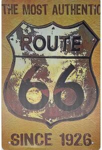 Ceduľa Route 66 Since 1926 Vintage style 30cm x 20cm Plechová tabuľa