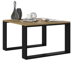 Shoptop Konferenční stolek LAWA dub artisan černý