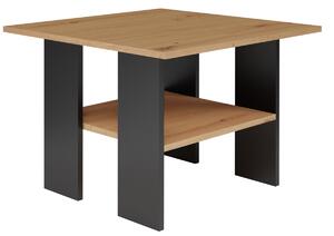 Shoptop Konferenční stolek LAWA I dub artisan černý