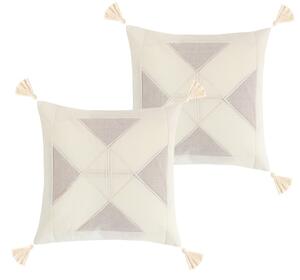 BELLATEX Povláček PERU SET 2ks Natur 40x40 cm