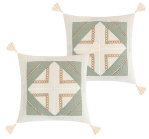BELLATEX Povláček PERU SET 2ks Natur 40x40 cm