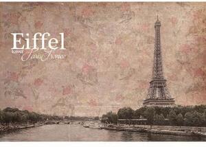 Ceduľa Paríž - Eiffel Tower - ceduľa 30cm x 20cm Plechová tabuľa