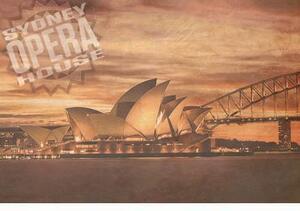 Ceduľa Sydney - Opera House - ceduľa 30cm x 20cm Plechová tabuľa