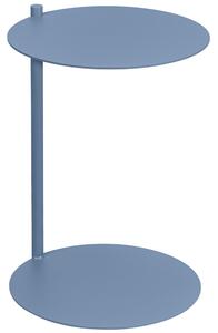 Noo.ma Modrý kovový odkládací stolek Ande 40 cm