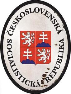Cedule Československá Socialistická Republika old
