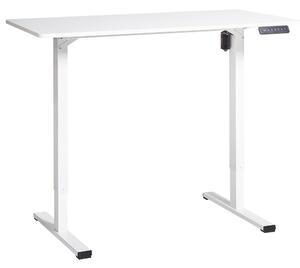 Elektricky výškově nastavitelný pracovní stůl TAVARES Bílá 120 cm 60 cm