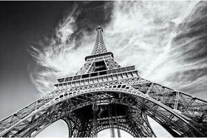 Ceduľa Paríž Eiffelova Veža Vintage style 30cm x 20cm Plechová tabuľa