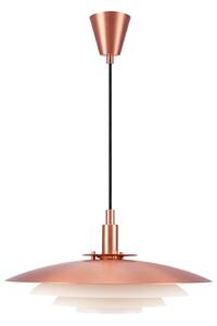 Nordlux 39489930 Bretagne, lustr v severském stylu 1xG9, měděná, průměr 38cm
