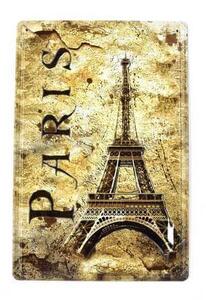 Ceduľa Paris Vintage style 30cm x 20cm Plechová tabuľa