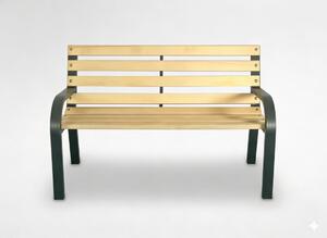 Dětská zahradní lavička GARDEN-LINE 81 × 38 × 56/30 cm