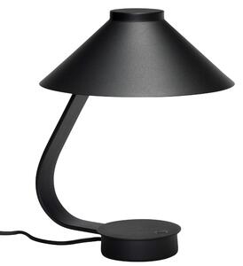 Černá kovová stolní LED lampa Hübsch Muri