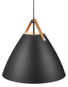 NORDLUX Strap designový lustr s koženým popruhem Varianta: Ø 360 x 370 mm, 40 W, černá