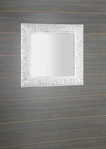 Sapho ZEEGRAS zrcadlo ve vyřezávaném rámu, 90x90cm, bílá IN395
