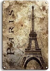 Ceduľa Paríž 30cm x 20cm Plechová tabuľa