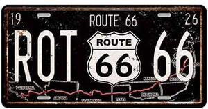 TOP cedule Cedule značka Route 66