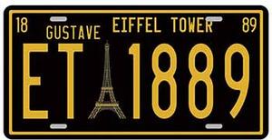 Cedule značka Eiffel Tower