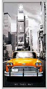 Ceduľa značka taxi USA 30,5cm x 15,5cm Plechová tabuľa
