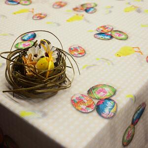 Teflonový ubrus Velikonoce - žlutý