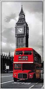 Ceduľa značka London Big Ben 30,5cm x 15,5cm Plechová tabuľa