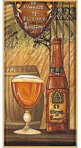 Ceduľa značka Beer St Etienne 30,5cm x 15,5cm Plechová tabuľa
