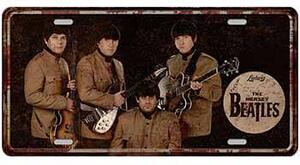 Ceduľa značka The Mersey Beatles 30,5cm x 15,5cm Plechová tabuľa