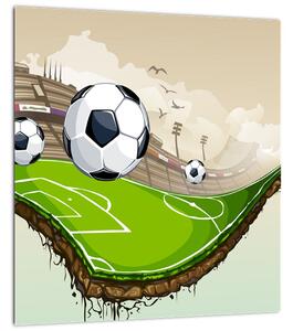 Obraz - Fotbalové hřiště (30x30 cm)