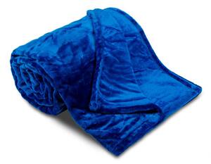 Deka mikroflanel SLEEP WELL 150x200 - královská modrá