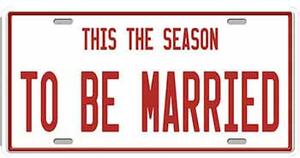 Cedule značka To Be Married