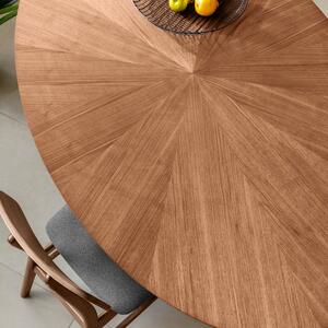 Ořechový jídelní stůl Kave Home Naanim 180 x 110 cm