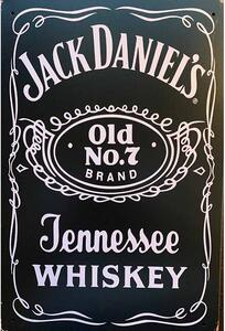 Ceduľa Jack Daniels Jennessee Whiskey big 40cm x 30cm Plechová tabuľa