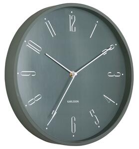 Present time Zelené nástěnné hodiny Grand 30 cm