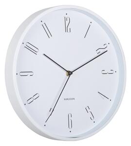 Present time Bílé nástěnné hodiny Grand 30 cm