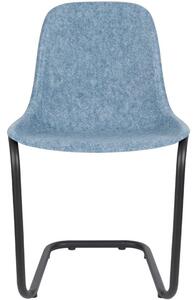 Modrá plastová jídelní židle ZUIVER THIRSTY