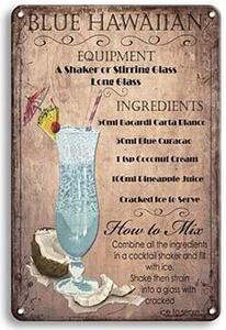 Cedule Blue Hawaiian drink