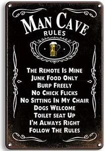 Cedule Man Cave Rules