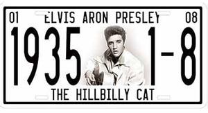 Ceduľa Elvis 30,5cm x 15,5cm Plechová tabuľa