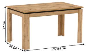 Jídelní stůl Toriana S (pre 4 až 8 osob). 1017054
