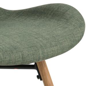 Scandi Lahvově zelená jídelní židle Matylda