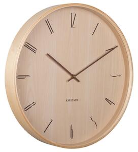 Present time Přírodní nástěnné hodiny Sava 40 cm