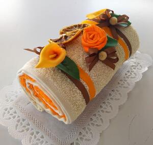Textilní dort Miniroláda vanilková